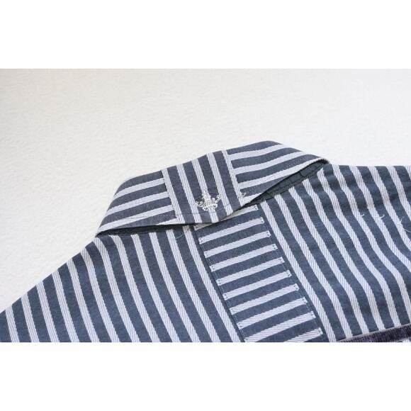 English Laundry Dress Shirt Striped Snap Cuff Long Sleeve Mens Size XL - Picture 15 of 15